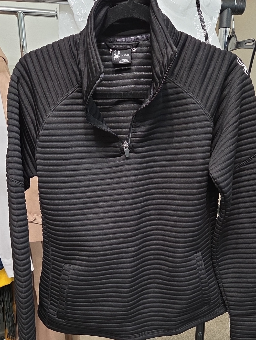 Spyder Women's Black Quarter-Zip Sweatshirt